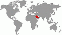 Саудовская Аравия на карте мира
