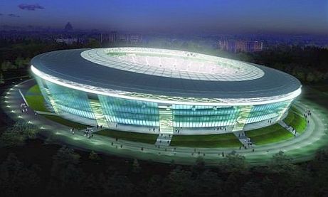 «Донбасс Арена» – один из лучших стадионов в Восточной Европе и первый в Украине, построенный к чемпионату Европы по футболу 2012 года